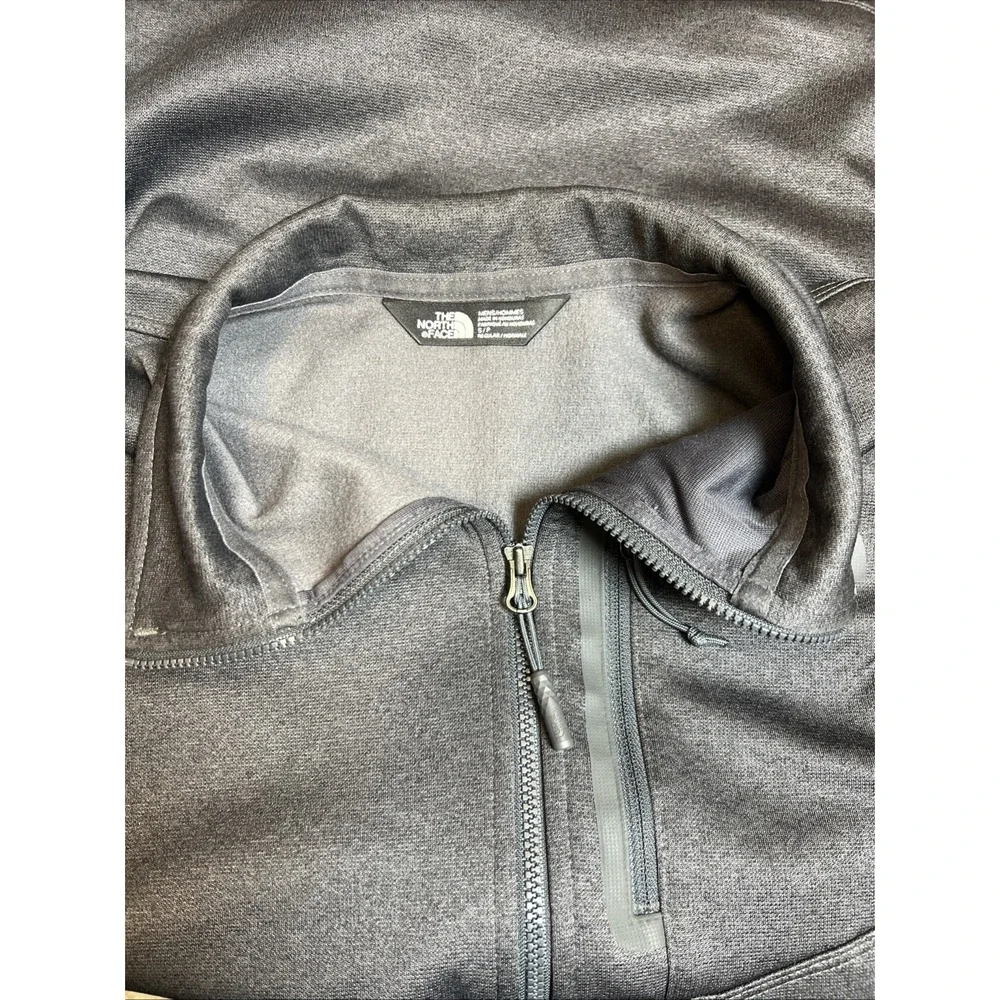 The North Face TKA Glacier 1/4 Zip Men's Small Black F18 Stretch Chest Pocket